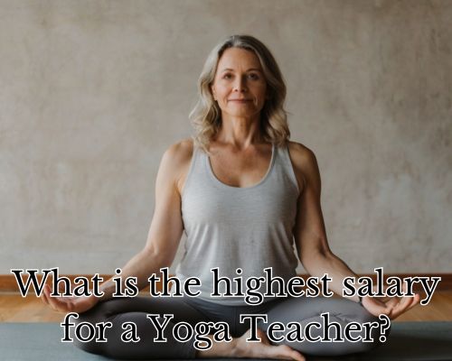 a yoga teacher earning enough on teaching yoga