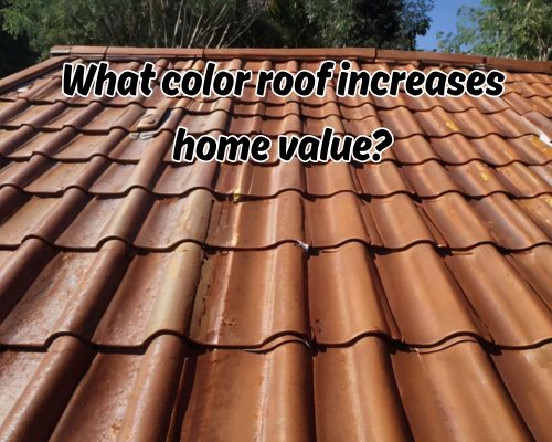 roof shingle painted with common color