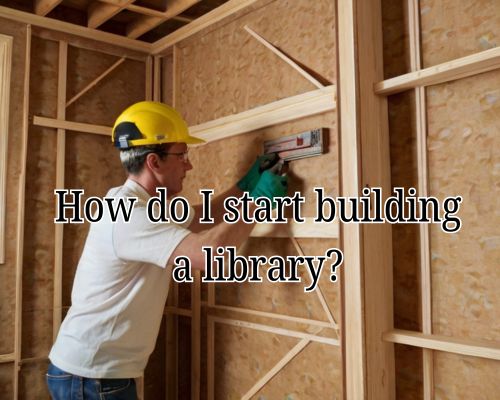 Shelves built into the wall.