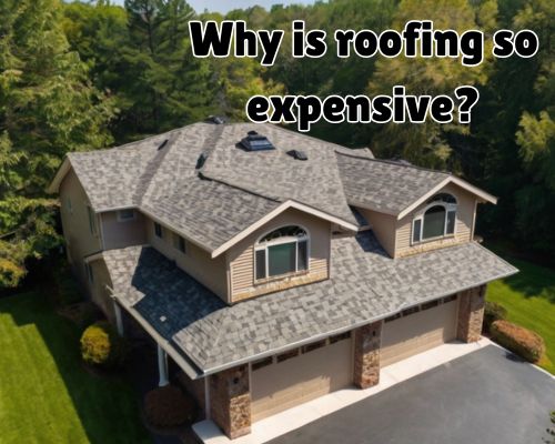 Shingles blending smoothly with trim.